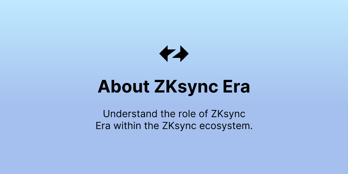 ZKsync Era | Vibepedia